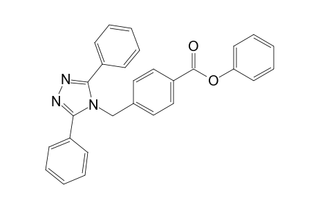 4-[(3,5-diphenyl-1,2,4-triazol-4-yl)methyl]benzoic acid phenyl ester
