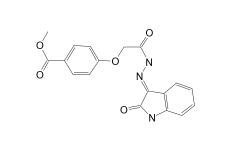 4-(2-oxo-1,2-Dihydro-indol-3-ylidene-hydrazinocarbonylmethoxy)-benzoic acid, methyl ester