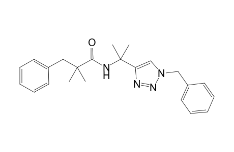 N-(2-(1-Benzyl-1H-1,2,3-triazol-4-yl)propan-2-yl)-2,2-dimethyl-3-phenylpropanamide