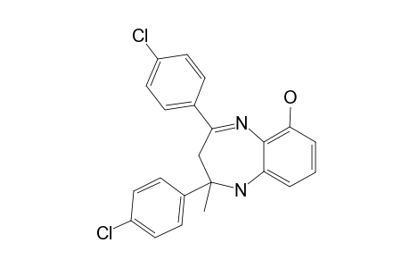 6-HYDROXY-2-METHYL-2,4-BIS-(4-CHLOROPHENYL)-2,3-DIHYDRO-1-H-1,5-BENZODIAZEPINE