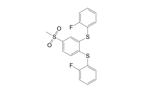 1,2-bis[(2-fluorophenyl)thio]-4-mesyl-benzene