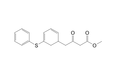 Methyl (5-Phenylthio-2,4-cyclohexadienyl)acetoacetate