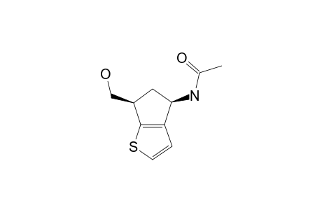(+/-)-CIS-N-[(6-HYDROXYMETHYL)-5,6-DIHYDRO-4H-CYCLOPENTA-[B]-THIEN-4-YL]-ACETAMIDE