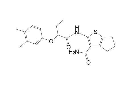 2-{[2-(3,4-dimethylphenoxy)butanoyl]amino}-5,6-dihydro-4H-cyclopenta[b]thiophene-3-carboxamide