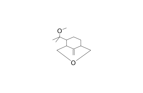 6-(1-METHYL-1-METHOXYETHYL)-9-METHYLENE-3-OXABICYCLO[3.3.1]NONANE