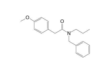 Acetamide, 2-(4-methoxyphenyl)-N-benzyl-N-propyl-