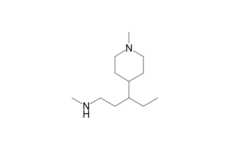 1-Methyl-4-(1-methylaminopent-3-yl)piperidine
