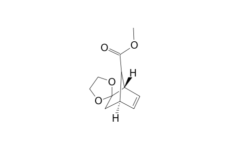 Methyl (1'S,4'R)-Bicyclo[2.2.1]hept-5'-ene-2'spiro-2-[1,3]dioxolane-7'.xi.-carboxylate