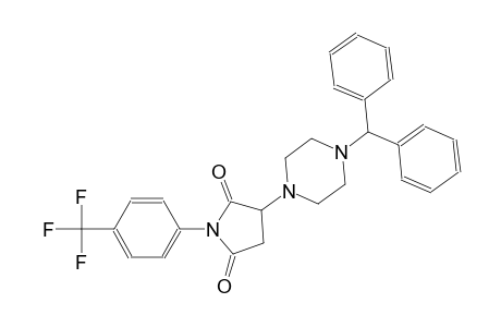 3-(4-benzhydryl-1-piperazinyl)-1-[4-(trifluoromethyl)phenyl]-2,5-pyrrolidinedione