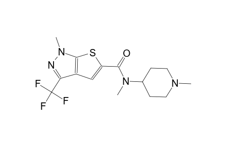 1H-thieno[2,3-c]pyrazole-5-carboxamide, N,1-dimethyl-N-(1-methyl-4-piperidinyl)-3-(trifluoromethyl)-