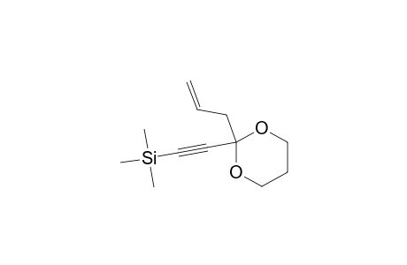 2-(2-allyl-1,3-dioxan-2-yl)ethynyl-trimethyl-silane