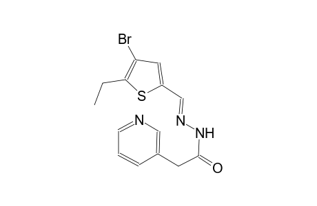 N'-[(E)-(4-bromo-5-ethyl-2-thienyl)methylidene]-2-(3-pyridinyl)acetohydrazide