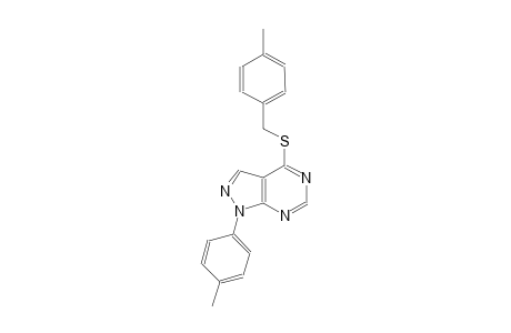 4-methylbenzyl 1-(4-methylphenyl)-1H-pyrazolo[3,4-d]pyrimidin-4-yl sulfide