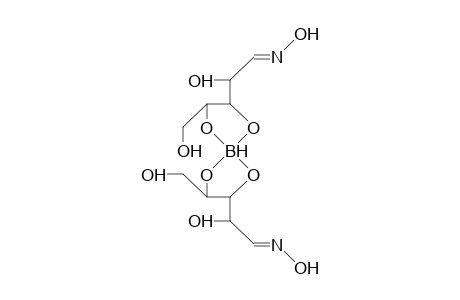 D-Arabinose E-oxime borate diester anion