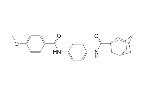 tricyclo[3.3.1.1~3,7~]decane-1-carboxamide, N-[4-[(4-methoxybenzoyl)amino]phenyl]-