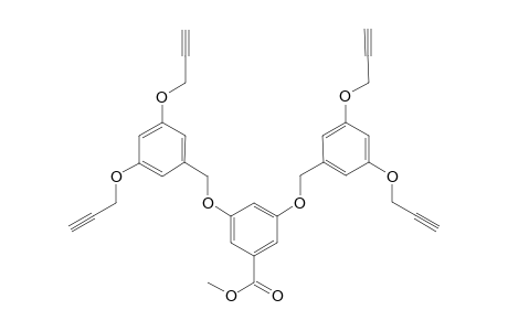 Methyl 3,5-bis{[3',5'-bis(2"-propynyloxy)benzyloxy]}-benzoate