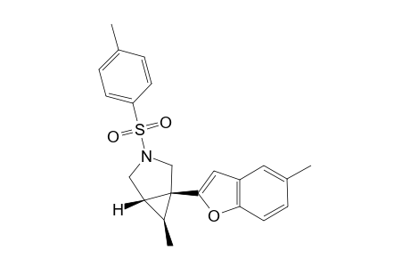 6-Methyl-1-(5-methylbenzofuran-2-yl)-3-tosyl-3-azabicyclo[3.1.0]hexane