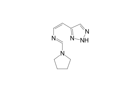 4-(3-Aza-4-pyrrolidinylbuta-1,3-dienyl)-2H-1,2,3-triazole