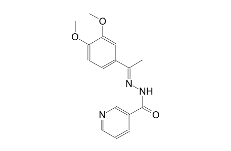 N'-[(E)-1-(3,4-dimethoxyphenyl)ethylidene]nicotinohydrazide