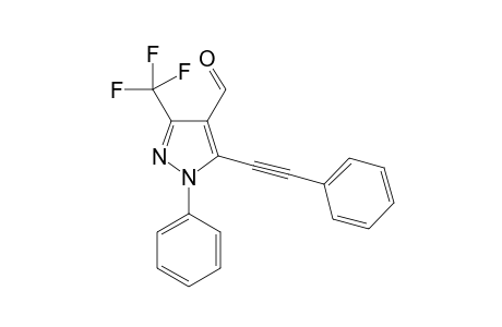 1-Phenyl-5-(phenylethynyl)-3-(trifluoromethyl)-1H-pyrazole-4-carbaldehyde