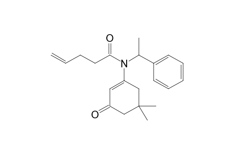 N-(5',5'-Dimethyl-3'-oxocyclohex-1'-enyl)-N-(1''-phenylethyl)pent-4-enamide
