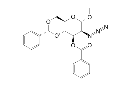METHYL-2-AZIDO-2-DEOXY-3-BENZOYL-4,6-O-BENZYLIDENE-ALPHA-D-(3-(18)-O)-MANNOPYRANOSE