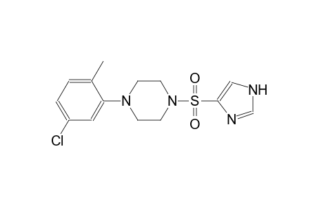 1-(5-chloro-2-methylphenyl)-4-(1H-imidazol-4-ylsulfonyl)piperazine