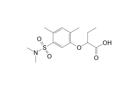 2-{[5-(dimethylsulfamoyl)-2,4-xylyl]oxy}butyric acid