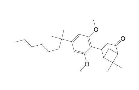 (-)-4-[2,6-Dimethoxy-4-(1,1-dimethylheptyl)phenyl]-6,6-dimethylbicyclo[3.1.1]heptan-2-one