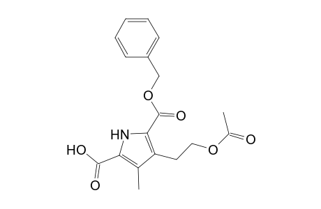 1H-Pyrrole-2,5-dicarboxylic acid, 3-[2-(acetyloxy)ethyl]-4-methyl-, 2-(phenylmethyl) ester