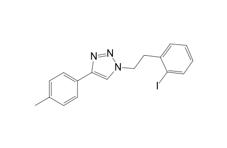 1-[2-(2-Iodophenyl)ethyl]-4-(4-methylphenyl)-1H-1,2,3-triazole