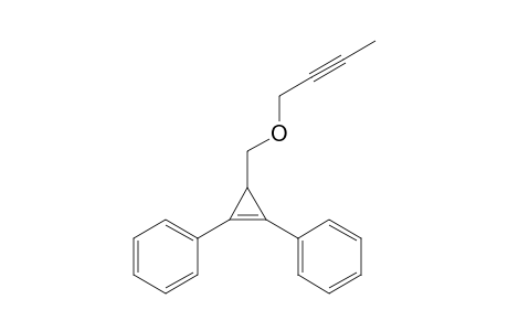 (3-((But-2-ynyloxy)methyl)cycloprop-1-ene-1,2-diyl)dibenzene