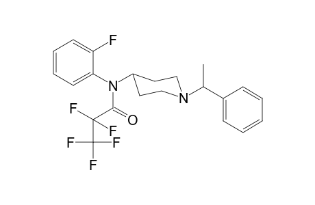 2,2,3,3,3-Pentafluoro-N-2-fluorophenyl-N-[1-(1-phenylethyl)piperidin-4-yl]propanamide