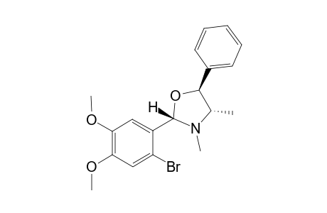 (2S,4S,5S)-2-(2-bromo-4,5-dimethoxyphenyl)-3,4-dimethyl-5-phenyloxazolidine