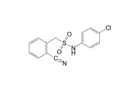 4'-chloro-2-cyano-α-toluenesulfonanilide