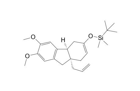 ((4aS,9aS)-9a-allyl-6,7-dimethoxy-4,4a,9,9a-tetrahydro-1H-fluoren-3-yloxy)(tert-butyl)dimethylsilane