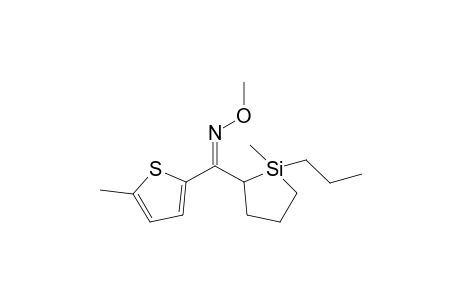 [(O-Methyl)-.alpha.-(1"-propyl-1"-methyl-1"-silacyclopentyl)]-(5'-methyl-2'-thienylcarbonyl)oxime