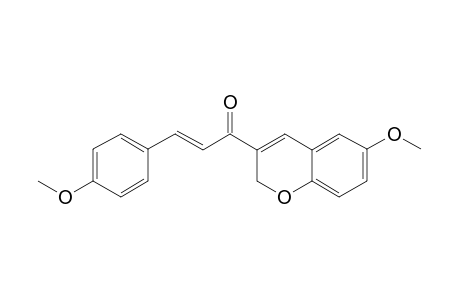 (E)-1-(6-METHOXY-2H-CHROMEN-3-YL)-3-(4-METHOXYPHENYL)-PROP-2-EN-1-ONE