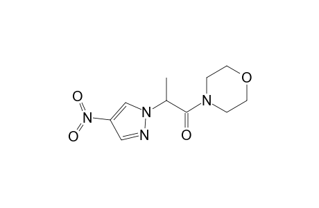 Morpholine, 4-[2-(4-nitro-1H-pyrazol-1-yl)-1-oxopropyl]-