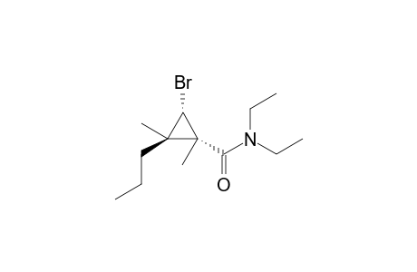 (1S*,2S*,3R*)-2-Bromo-3-ethyl-N,N-diethyl-1-methyl-3-propylcyclopropanecarboxamide