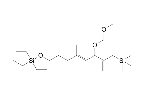 Triethyl[{(4E)-6-(methoxymethoxy)-4-methyl-7-[(trimethylsilyl)methyl]octa-4,7-dienyl}oxy]silane