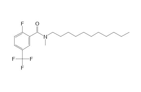 Benzamide, 2-fluoro-5-trifluoromethyl-N-methyl-N-undecyl-