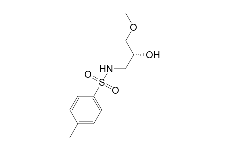 Benzenesulfonamide, N-(2-hydroxy-3-methoxypropyl)-4-methyl-, (R)-