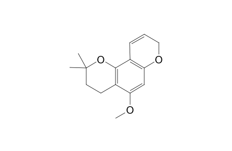 7,8-Dihydro-6,6-dimethyl-9-methoxy-2H,6H-benzo[1,2-b:3,4-b']]pyran