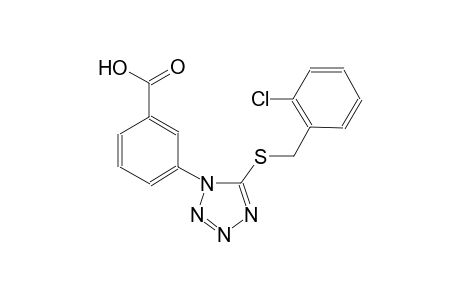 3-{5-[(2-chlorobenzyl)sulfanyl]-1H-tetraazol-1-yl}benzoic acid