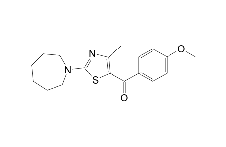 Ethanone, 1-[2-(hexahydro-1H-azepin-1-yl)-4-(4-methoxyphenyl)-5-thiazolyl]-