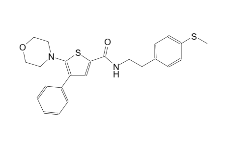 2-thiophenecarboxamide, N-[2-[4-(methylthio)phenyl]ethyl]-5-(4-morpholinyl)-4-phenyl-