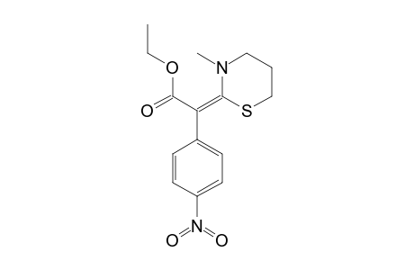 ETHYL-[2-(3-METHYLTETRAHYDRO-2H-1,3-THIAZIN-2-YLIDENE)-4NITROPHENYLACETATE]