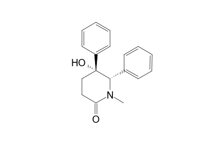 (5R,6S)-1-methyl-5-oxidanyl-5,6-diphenyl-piperidin-2-one