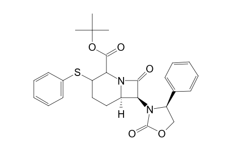 CIS-7-(4-PHENYL-2-OXOOXAZOLIDINYL)-8-OXO-3-(PHENYLTHIO)-1-AZABICYCLO-[4.2.0]-OCTANE-2-CARBOXYLIC-ACID-1,1-DIMETHYLETHYLESTER